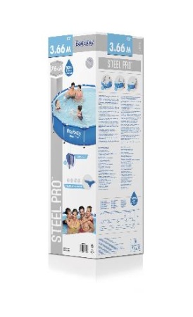 Bestway 56706 BW Каркасный бассейн Steel Pro 366х76см, 6473л Bestway 56706 BW Каркасный бассейн Steel Pro 366х76см, 6473л