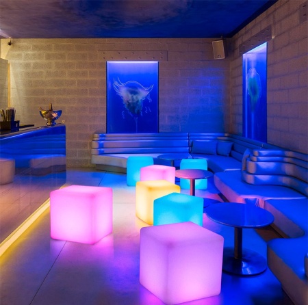 Светильник Куб 25 питание от сети 220В, RGB