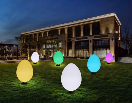 Светильник Яйцо 65х110 питание от 220, RGB Светильник Яйцо 65х110 питание от 220, RGB